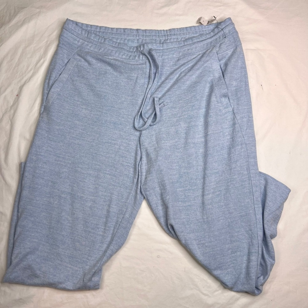 Nwot Talbot's Sz XL Blue Jogger Lounge Pant Soft Pull on Drawstring Waist A03022